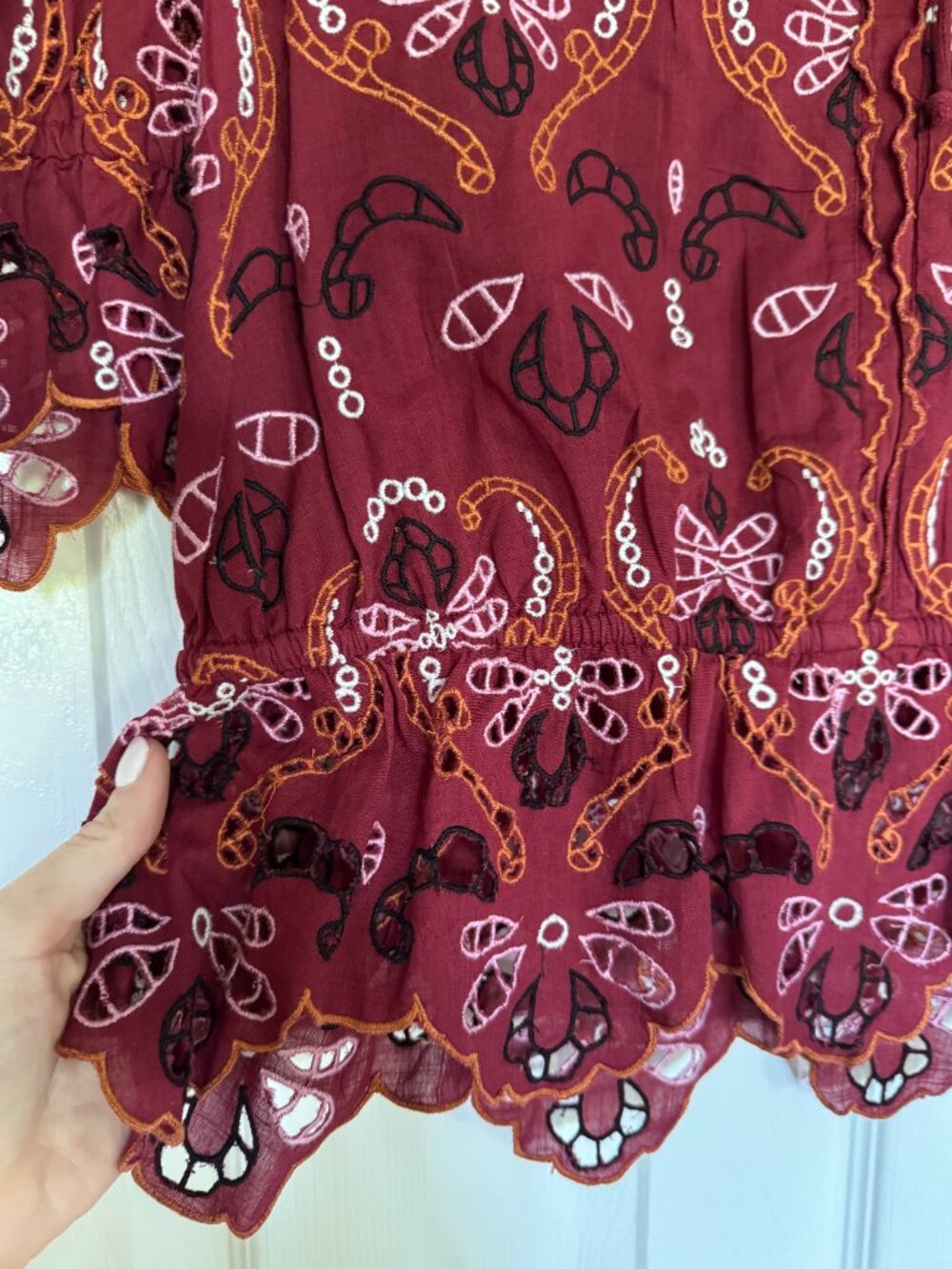 Anthropologie Eyelet Blouse - Picture 2 of 4